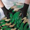 H370 Polyester Handschuh mit Latex Arbeitshandschuhe online kaufen Gartenhandschuhe 14