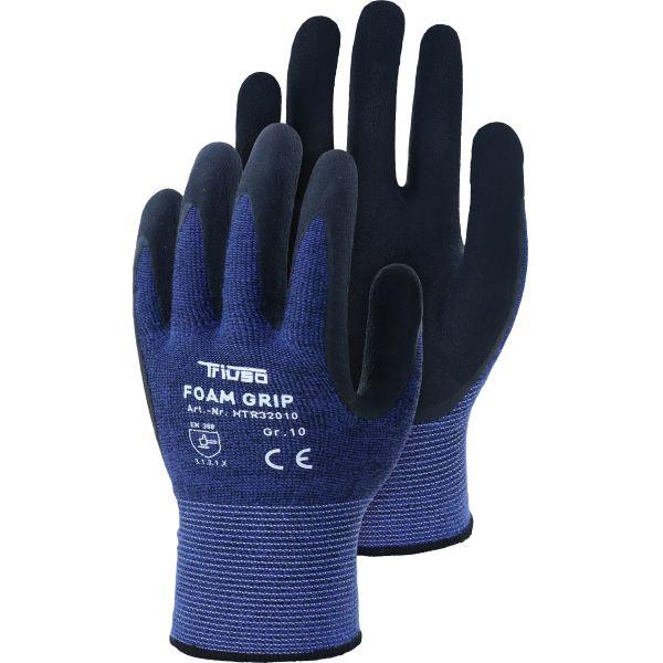 TR320 Foam Grip Handschuh aus Baumwolle-Elasthan (Spandex) mit Latex