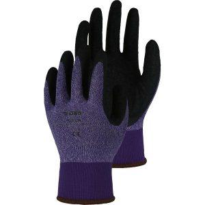 HWG515V Viola Nylon-Handschuh mit Nitril